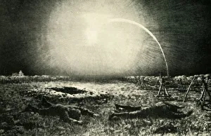 Rocket Prints: Perils of Patrol Work in No-Man s-Land, First World War, 1915-1916, (c1920)