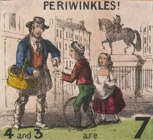 Hoop Prints: Periwinkles!, Cries of London, c1840. Artist: TH Jones