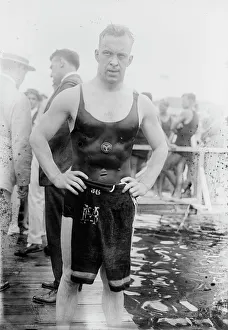 Hands On Hips Prints: Perry McGillivray, between c1915 and c1920. Creator: Bain News Service