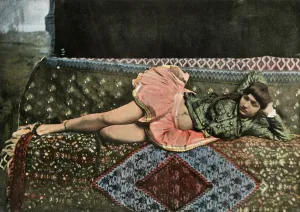 L Boulanger Prints: Persane Dans Le Harem, (Persian in the Harem), 1900. Creator: Unknown