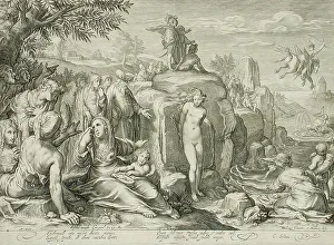 Chained Prints: Perseus and Andromeda, 1597. Creator: Jacob Matham