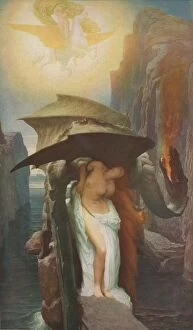 Baron Frederic Leighton Collection: Perseus and Andromeda, 1891, (1918). Artist: Frederic Leighton
