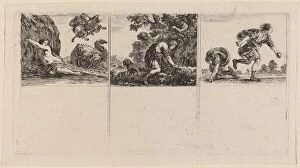 Bella Stefano Della Gallery: Perseus and Andromeda; Cephalus and Procris; Hippomene and Atalantus, 1644