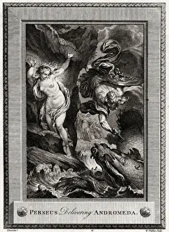 W Walker Prints: Perseus Delivering Andromeda, 1775. Artist: W Walker