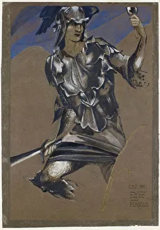 Perseus Prints: The Perseus Series - Study of Perseus in Armour