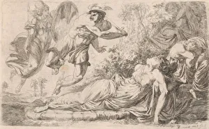 Flying Prints: Perseus and the Sleeping Medusa, 1774. Creator: Alexander Runciman