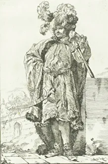 Vien Joseph Marie I Prints: The Persian Ambassador, plate eighteen from Caravanne du Sultane à la Mecque