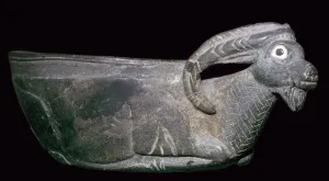Persian cup in the form of a Mouflon