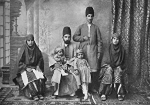 Parsee Prints: A Persian Parsi family, 1902