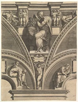 Simoni Prints: The Persian Sibyl; from the series of Prophets and Sibyls in the Sistine Chapel, 1570-75