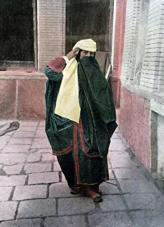 L Boulanger Prints: Persian woman in traditional costume, c1890. Artist: Gillot
