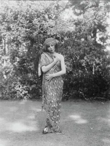 Benda Wladyslaw T Prints: Person wearing a mask made by W.T. Benda, 1925 Sept. 20. Creator: Arnold Genthe
