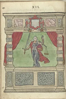 Personification of Justice. Artist: Leest, Antoni van (1543 / 7-1586 / 92)