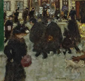 Daybreak Prints: Personnages dans la rue, c1894. Creator: Bonnard, Pierre (1867-1947)