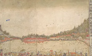 Perspective Print: Shinobazu Pond. Creator: Utagawa Toyoharu