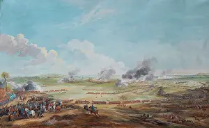 Perspective view of the battle of Lawfeld on 2nd July 1747, 1768. Creator: Blarenberghe, Louis-Nicolas van (1716?1794)