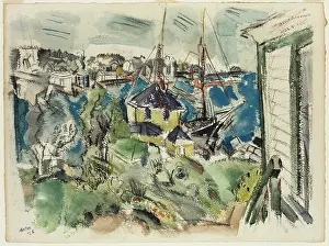 Fishing Village Prints: Pertaining to Stonington Harbor, 1926. Creator: John Marin