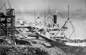 Peru. Scenes In Iquitos, 1912. Creator: Harris & Ewing. Peru. Scenes In Iquitos, 1912. Creator: Harris & Ewing