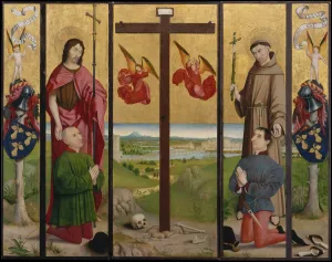 P And Xe9 Prints: The Perussis Altarpiece, 1480. Creator: Circle of Nicolas Froment