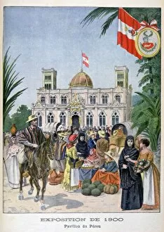 The Peruvian pavilion at the Universal Exhibition of 1900, Paris, 1900