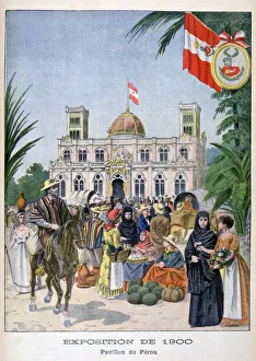The Peruvian pavilion at the Universal Exhibition of 1900, Paris, 1900 The Peruvian pavilion at the Universal Exhibition of 1900, Paris, 1900