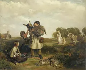 Common Prints: The Pet of the Common, 1853. Creator: John Callcott Horsley