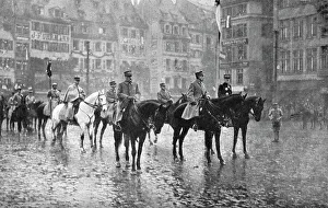 Liberated Prints: Petain et Foch a Strasbourg; Le 27 novembre: le marechal Foch
