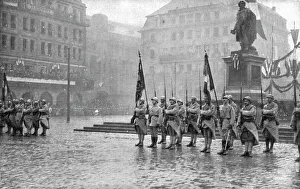 Liberated Prints: Petain et Foch a Strasbourg; Le 27 novembre: les troupes