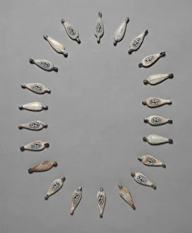 Petal-Shaped Beads, c. 1391-1353 BC. Creator: Unknown