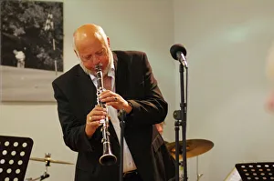 Banjo Player Prints: Pete Allen, The Pete Allen Band, Deanwood Park Golf Club, Newbury, Berks, 10th Oct. 2021
