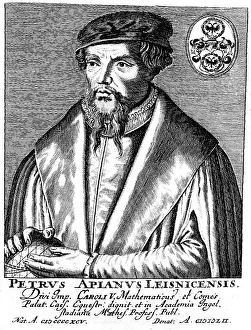 Peter Apian (1495-1552), German geographer, mathematician and astronomer Peter Apian (1495-1552), German geographer, mathematician and astronomer