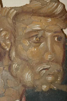Ancient Russian Frescos Gallery: Peter the Apostle, 14th century. Artist: Ancient Russian frescos