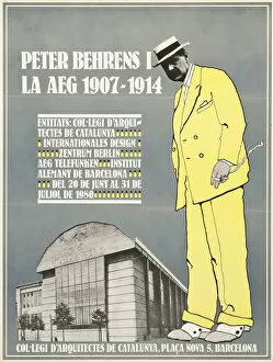 Behrens Gallery: Peter Behrens and AEG 1907-1914 (Poster). Artist: Anonymous
