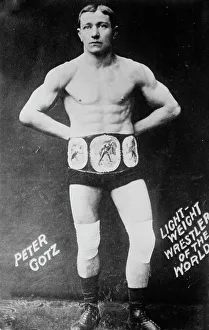 Peter Gotz - lightweight wrestler of the world, between c1910 and c1915. Creator: Bain News Service