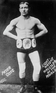 Wrestling Prints: Peter Gotz - lightweight wrestler of the world
