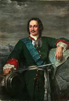 Peter the Great (After Hippolyte Delaroche), 1914. Artist: Bezler-Ciszewska, Henryka