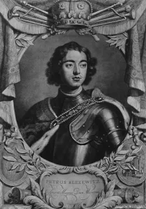 Gottfried Kneller Collection: Peter the Great, Tsar of Russia, c1698 (1894). Artist: Peter van Gunst