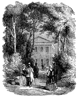 Peter the Great's Palace in the Summer Garden, St. Petersburg, 1858. Creator: Unknown