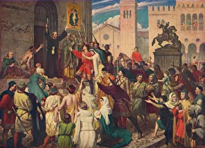 Inspiring Prints: Peter the Hermit preaching the First Crusade, c1095 (1905)