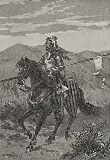 Peter III of Aragon (1240-1285), so-called "the Great", 1890. Creator: Joan Serra y Pausas