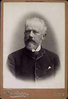 Reutlinger Collection: Peter Ilich Tchaikovsky, Russian composer, late 19th century. Artist: Charles Reutlinger