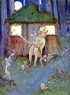 Fairy Story Prints: Peter Kept Watch, (1923). Artist: Hodder & Stoughton Ltd