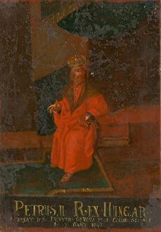 Bratislava Gallery: Peter Orseolo, King of Hungary, First half of the 18th cent.. Creator: Anonymous