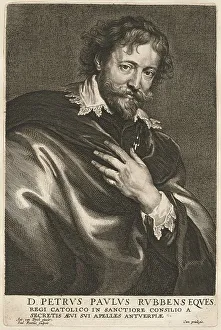 Draftsman Prints: Peter Paul Rubens, probably 1626/1641. Creator: Paulus Pontius
