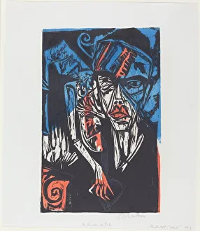 Die Brucke Gallery: Peter Schlemihls wundersame Geschichte: Kampfe. Qualen der Liebe... 1915