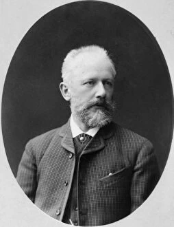 Images Dated 4th February 2010: Peter Tchaikovsky, Russian composer, 1880s. Artist: Konstantin Schapiro