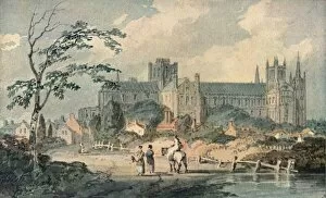 Avalon Press Gallery: Peterborough Cathedral from the North, 1909. Artist: JMW Turner