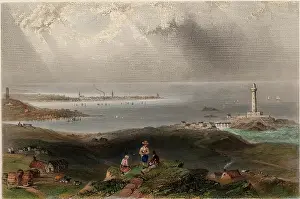 Horizon Prints: Peterhead, (View from the South showing Lighthouse) DA