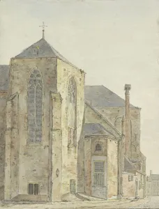 St Peters Church Prints: Peter's Church in Utrecht, 1814-1834. Creator: Pieter van Oort Hzn