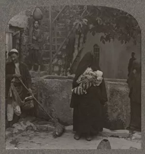 Well by Peters huse, Jaffa, c1900